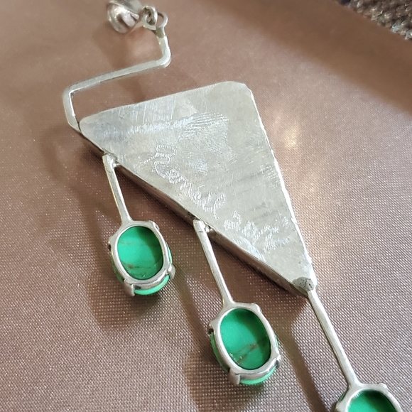 Sterling Artisan Gemstone Pendant - Picture 7 of 8